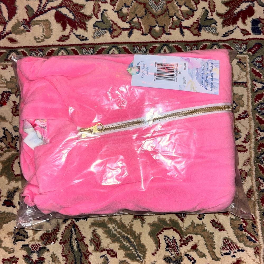 Brand new Hurley Hawaiian Hibiscus Terry Hoodie. Never been worn. - Picture 3 of 6